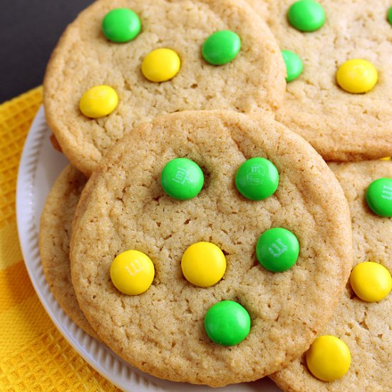 Chewy M&M Cookies