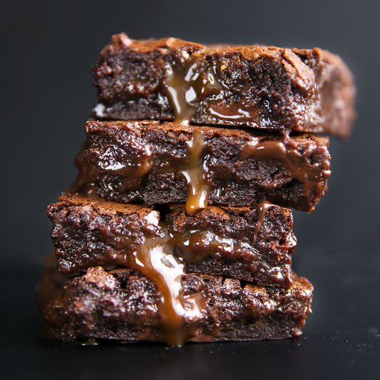 Salted Caramel Brownies