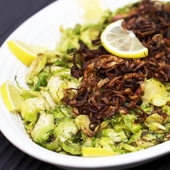 Brussels Sprouts with Shallots