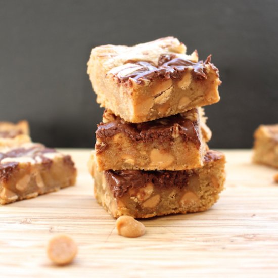 Nutella Peanut Butter Brownies