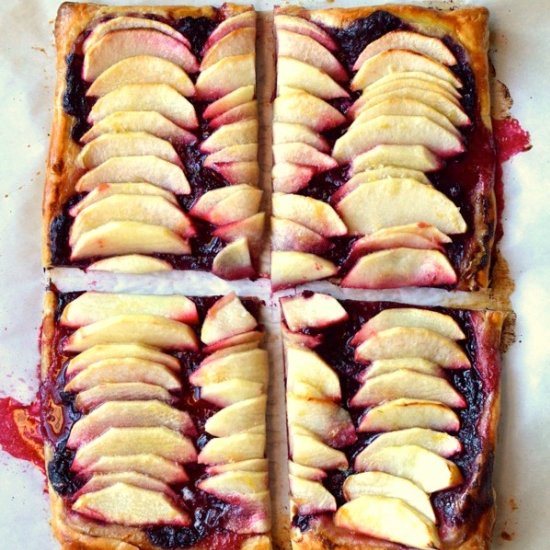 Blackberry Apple Tart