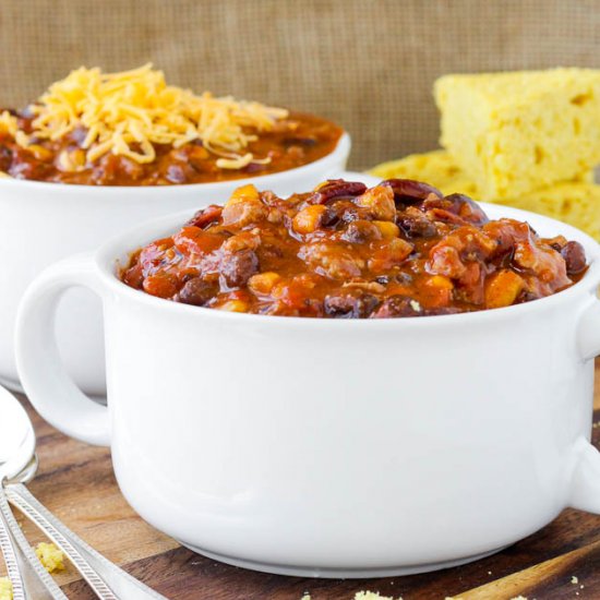 Healthy Chipotle Chicken Chili