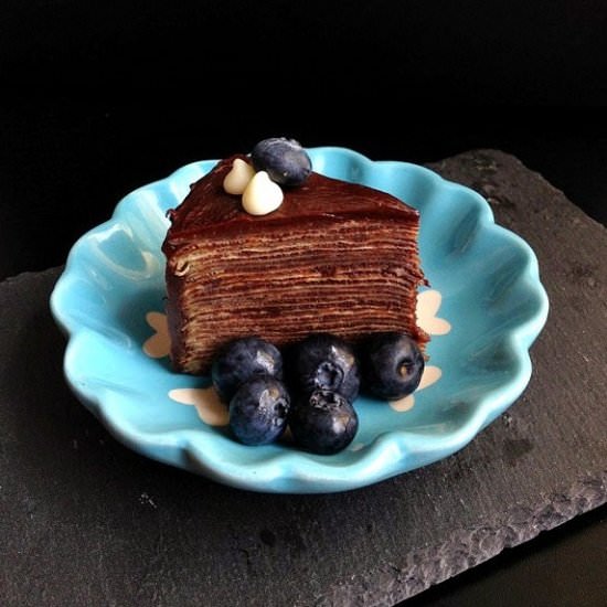 Nutella Crepe Cake