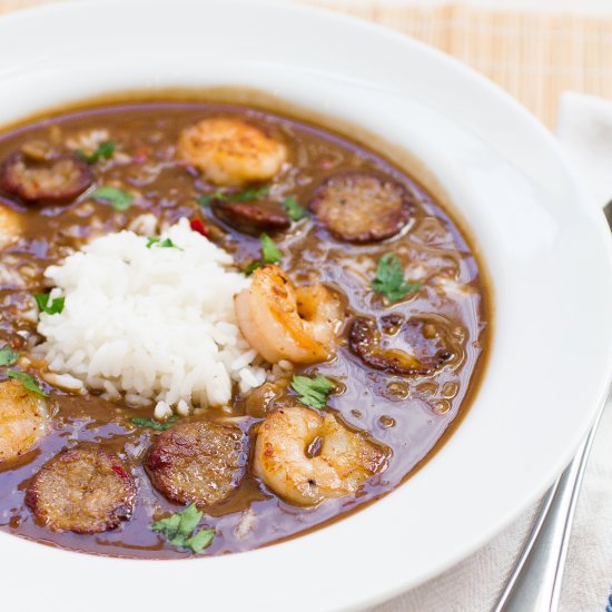 Shrimp and Andouille Sausage Gumbo