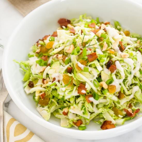 Shaved Brussels Sprout Salad