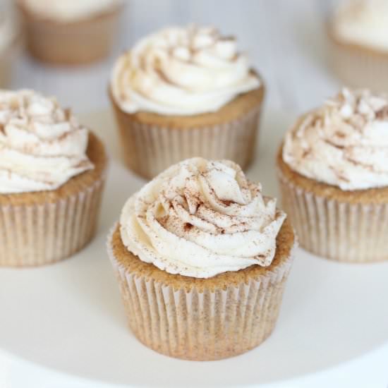 Whole Wheat Chai Cupcakes