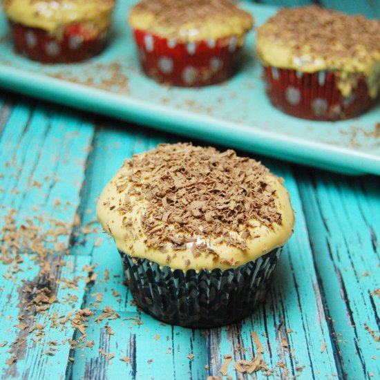 Chocolate Dulce de Leche Cupcakes