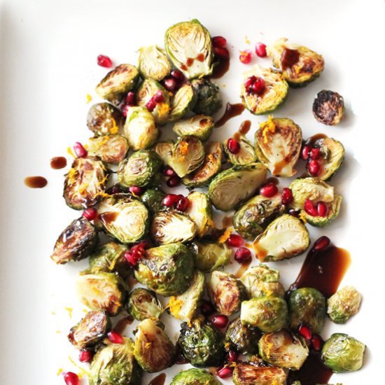 Brussels Sprouts w/ Pomegranate