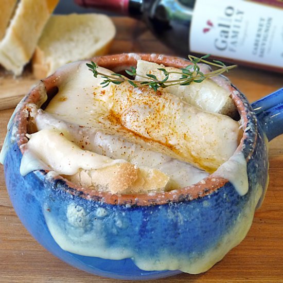 Cheesy French Onion Soup Recipe