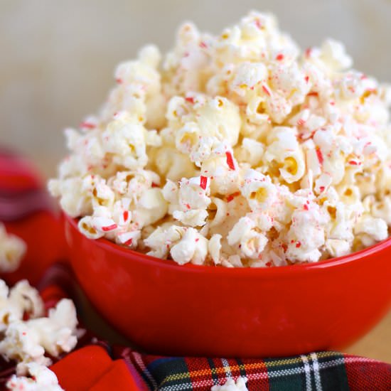 Peppermint Bark Popcorn