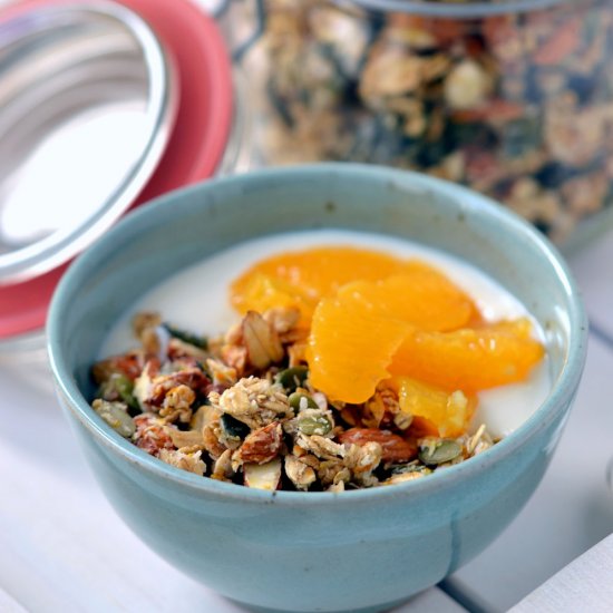 Orange Pepita Granola