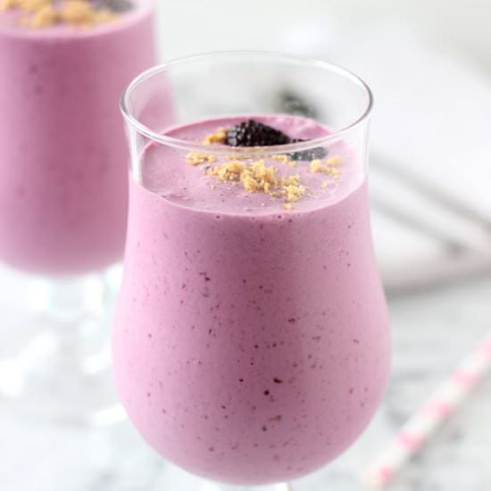 Black Raspberry Cheesecake Milkshake