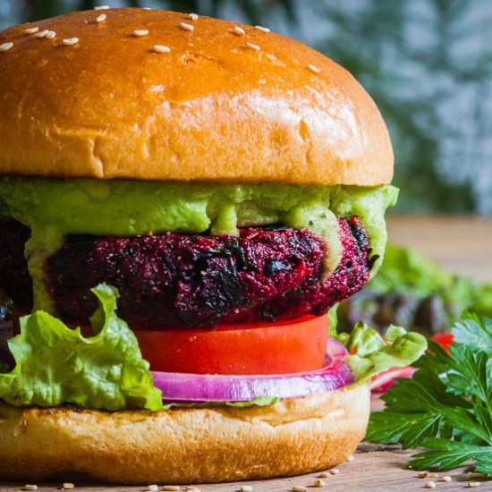 Beet burger