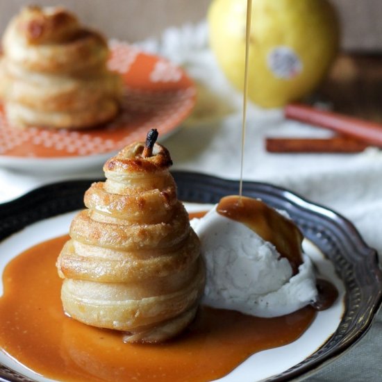 Apple Cider Poached Pears