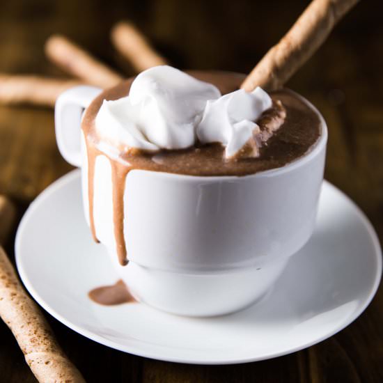 Super Creamy Vegan Hot Chocolate