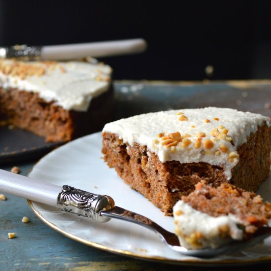 Carrot Cake + Lemon Cream Frosting