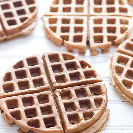 100% Whole Wheat Frozen Waffles