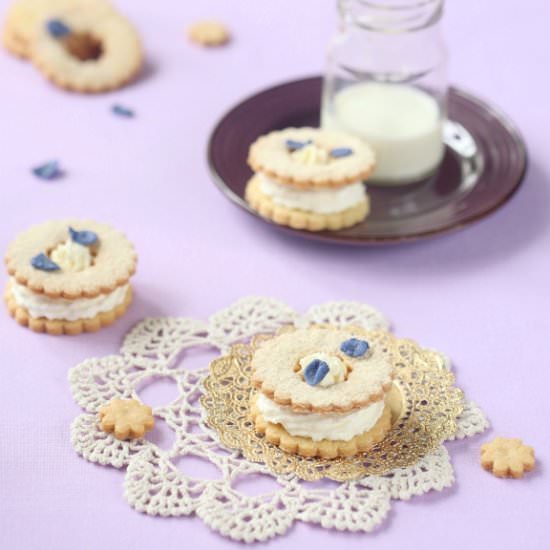 Violet Sandwich Cookies