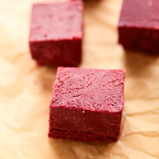 5-Ingredient Red Velvet Fudge