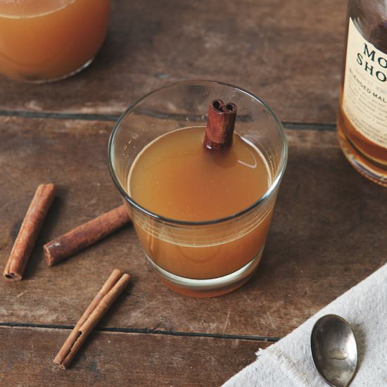 Smoky Scotch + Cider Cocktail