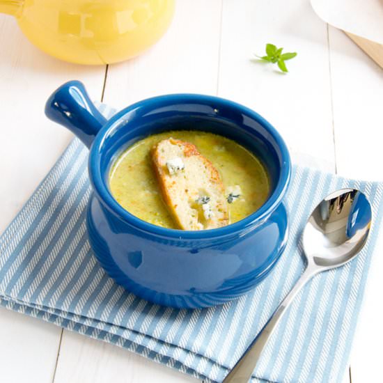 Broccoli Blue Cheese Soup