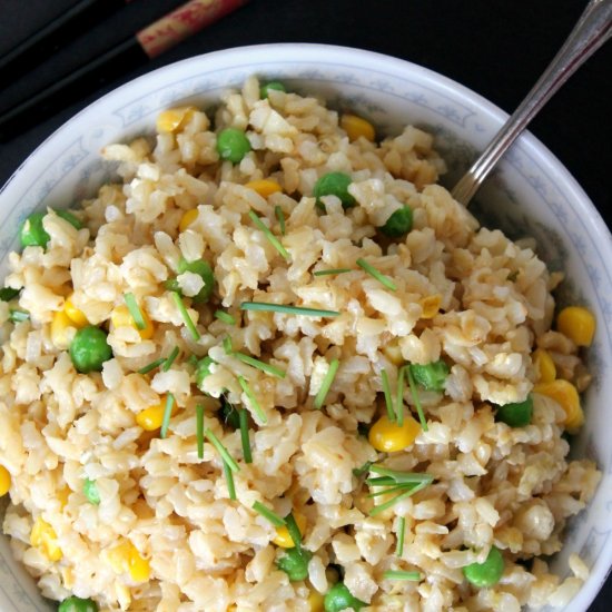 10 Minute Veggie Fried Rice