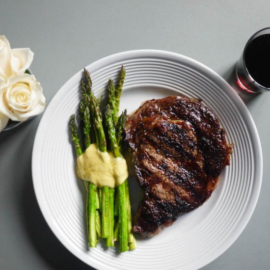 Steak and Asparagus