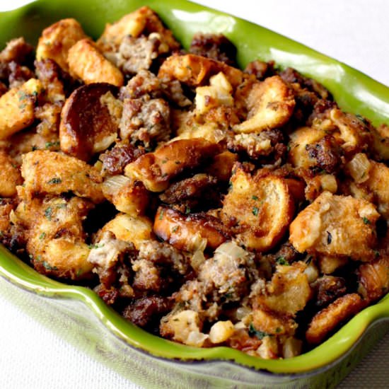 The Best Sausage Stuffing