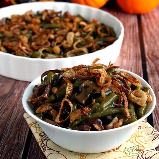 Slow Cooker Green Bean Casserole