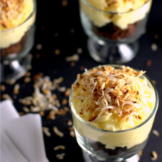 Coconut Macaroon Trifle