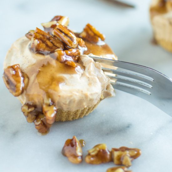 No Bake Soy Pumpkin Cheesecake