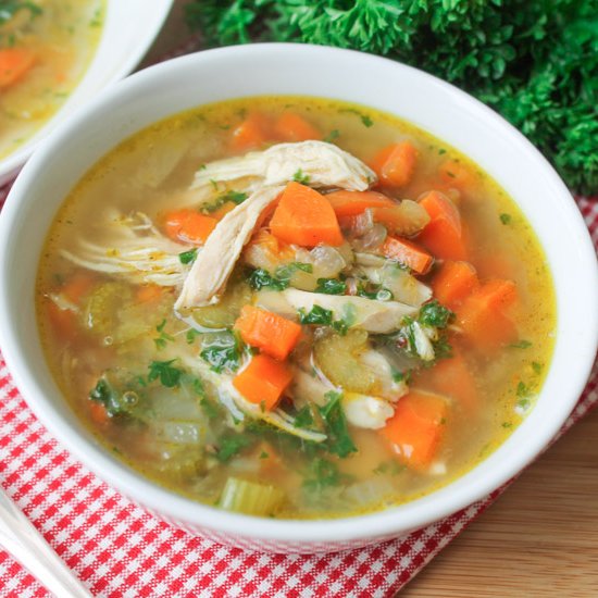 Chicken Vegetable & Quinoa Soup