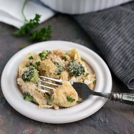 Cream cheese chicken tortellini