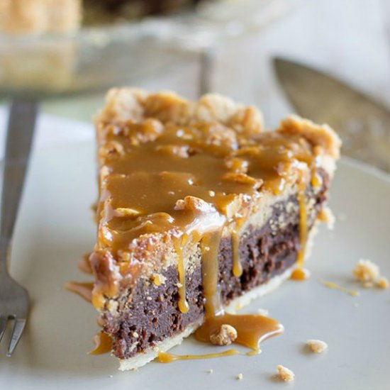 Peanut Butter Fudge Pie