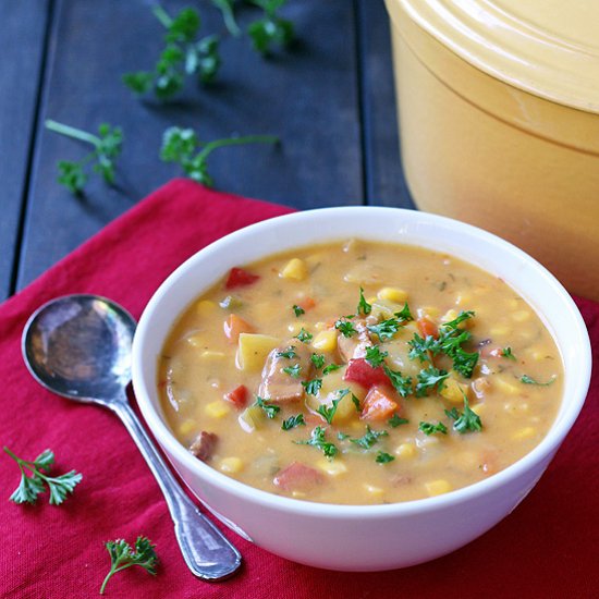 Potato Bacon Corn Chowder