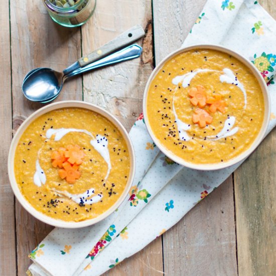 Spicy Lentil and Carrot Soup