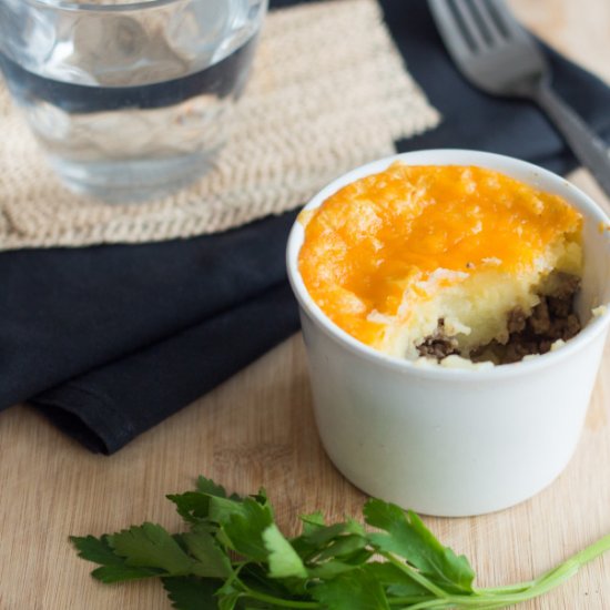 Cheesy Shepherd pie