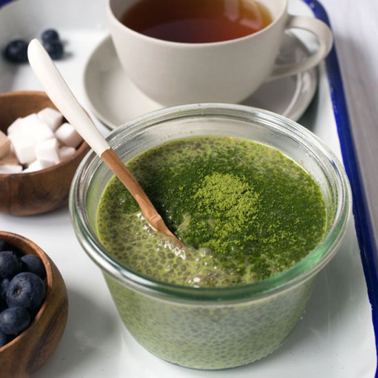 Matcha Chia Seed Pudding