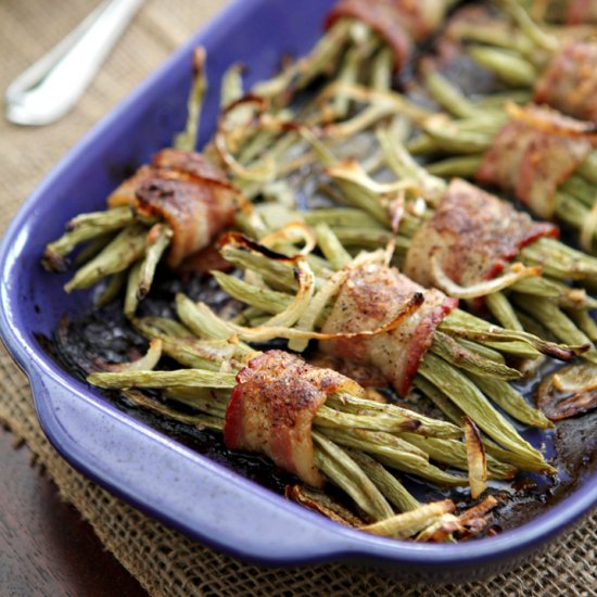 Green Bean Bacon Bundles