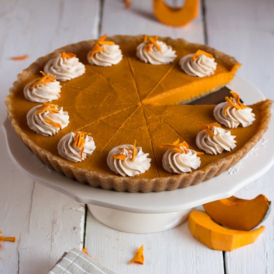 Raw Pumpkin Pie