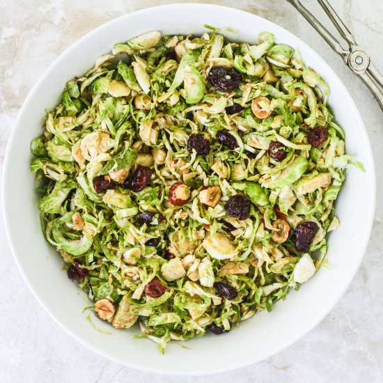 Shaved Brussels Sprout Salad