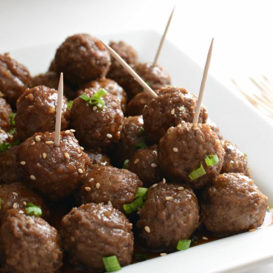 Slow Cooker Honey Teriyaki Meatball