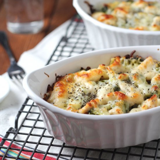 Chicken and Broccoli Baked Rice