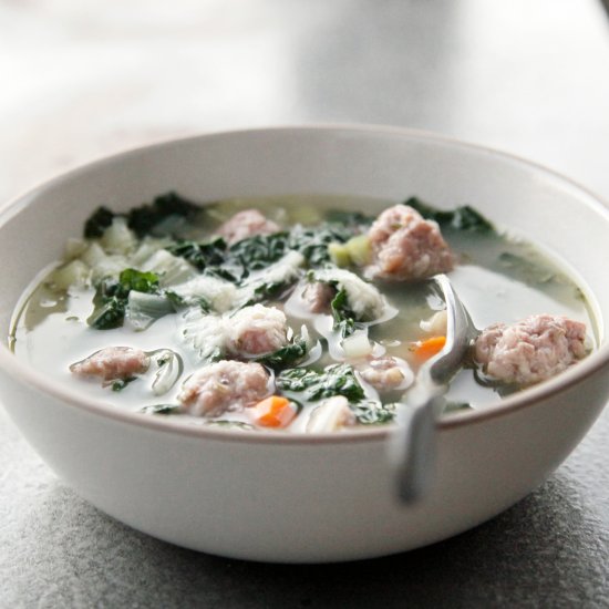 Sausage, White Bean and Kale Soup