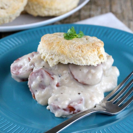 Elevated Biscuits and Gravy