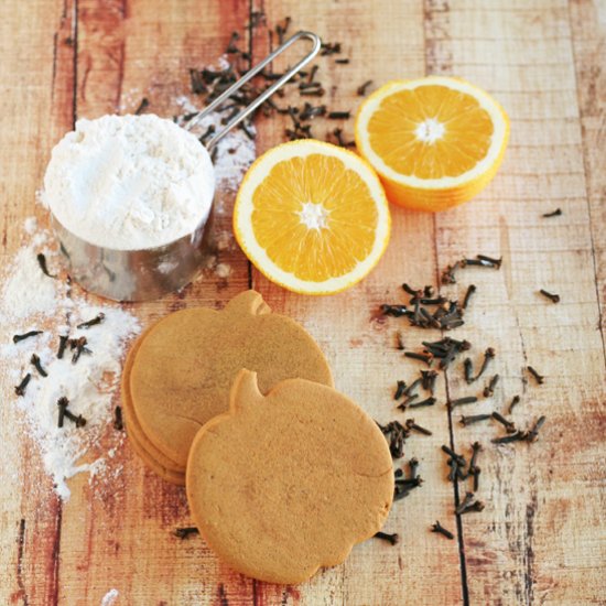 Spicy Orange Gingerbread Cookies