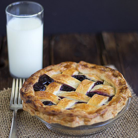 Canned Concord Grape Pie + Pie