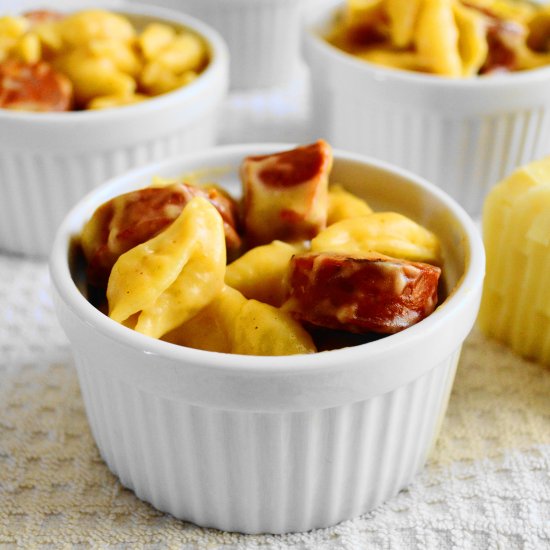 Pumpkin Sausage Mac and Cheese