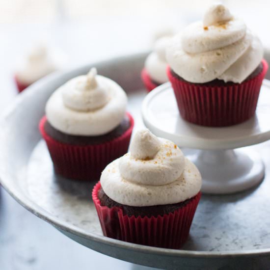 Gingerbread Latte Cupcakes