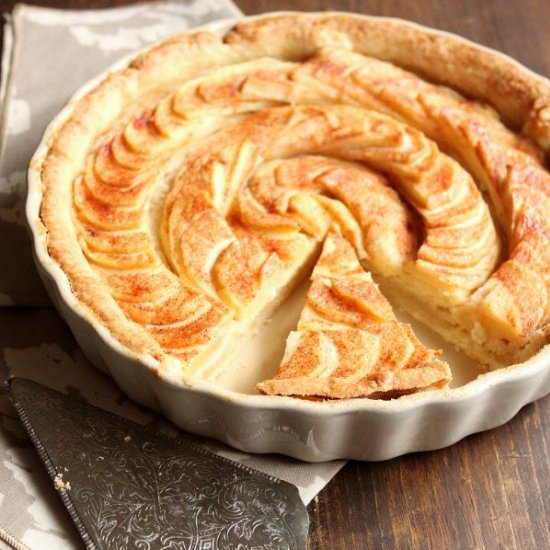 Apple Tart with Almond Paste